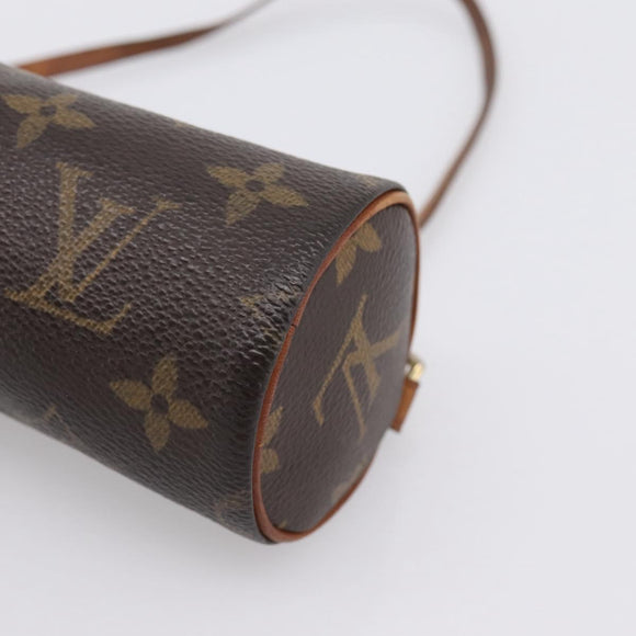 LOUIS VUITTON Monogram Papillon Pouch LV Auth 196887