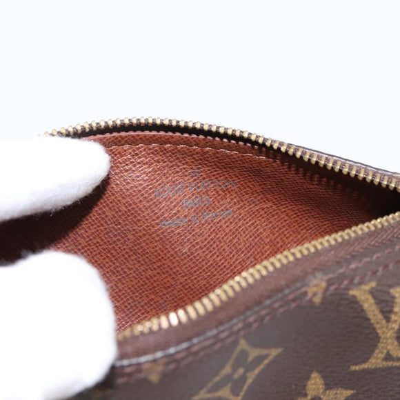 LOUIS VUITTON Monogram Papillon Pouch LV Auth 196887