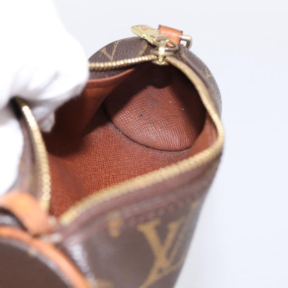 LOUIS VUITTON Monogram Papillon Pouch LV Auth 196887
