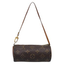 LOUIS VUITTON Monogram Papillon Pouch LV Auth 196887-2