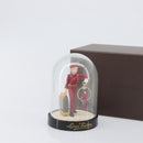 LOUIS VUITTON Pageboy Snow Globe Glass Red Clear LV Auth 196889A-12