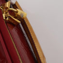 LOUIS VUITTON Monogram Vernis Pegas 45 Suitcase Pomme D'amour M91278 Auth 196891-16