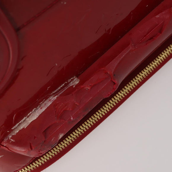 LOUIS VUITTON Monogram Vernis Pegas 45 Suitcase Pomme D'amour M91278 Auth 196891
