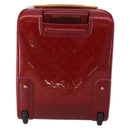 LOUIS VUITTON Monogram Vernis Pegas 45 Suitcase Pomme D'amour M91278 Auth 196891-2