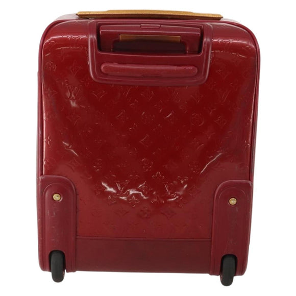 LOUIS VUITTON Monogram Vernis Pegas 45 Suitcase Pomme D'amour M91278 Auth 196891