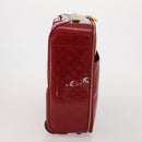 LOUIS VUITTON Monogram Vernis Pegas 45 Suitcase Pomme D'amour M91278 Auth 196891-4