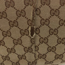 GUCCI GG Canvas Shoulder Bag Beige Gold 203257 Auth 196900-3