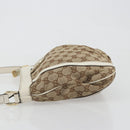 GUCCI GG Canvas Shoulder Bag Beige Gold 203257 Auth 196900-5