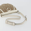 GUCCI GG Canvas Shoulder Bag Beige Gold 203257 Auth 196900-8