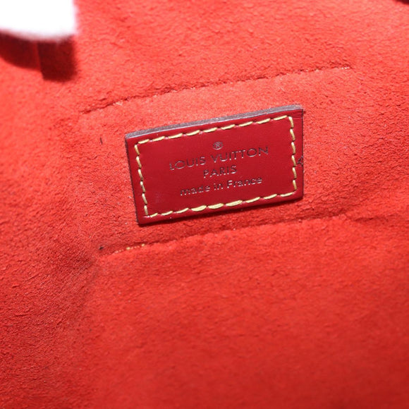 LOUIS VUITTON Epi Twist Bucket Shoulder Bag Red Silver M52927 LV Auth 196905