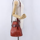 LOUIS VUITTON Epi Twist Bucket Shoulder Bag Red Silver M52927 LV Auth 196905-24