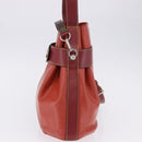 LOUIS VUITTON Epi Twist Bucket Shoulder Bag Red Silver M52927 LV Auth 196905-4