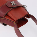 LOUIS VUITTON Epi Twist Bucket Shoulder Bag Red Silver M52927 LV Auth 196905-7