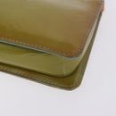 LOUIS VUITTON Monogram Vernis Lexington Pouch Baby Blue M91011 LV Auth 196907-11