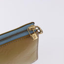 LOUIS VUITTON Monogram Vernis Lexington Pouch Baby Blue M91011 LV Auth 196907-14