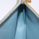 LOUIS VUITTON Monogram Vernis Lexington Pouch Baby Blue M91011 LV Auth 196907-17