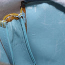 LOUIS VUITTON Monogram Vernis Lexington Pouch Baby Blue M91011 LV Auth 196907-19