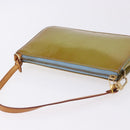 LOUIS VUITTON Monogram Vernis Lexington Pouch Baby Blue M91011 LV Auth 196907-6