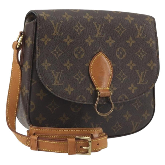 LOUIS VUITTON Monogram Saint Cloud GM Shoulder Bag M51242 LV Auth 196908