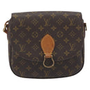 LOUIS VUITTON Monogram Saint Cloud GM Shoulder Bag M51242 LV Auth 196908-13