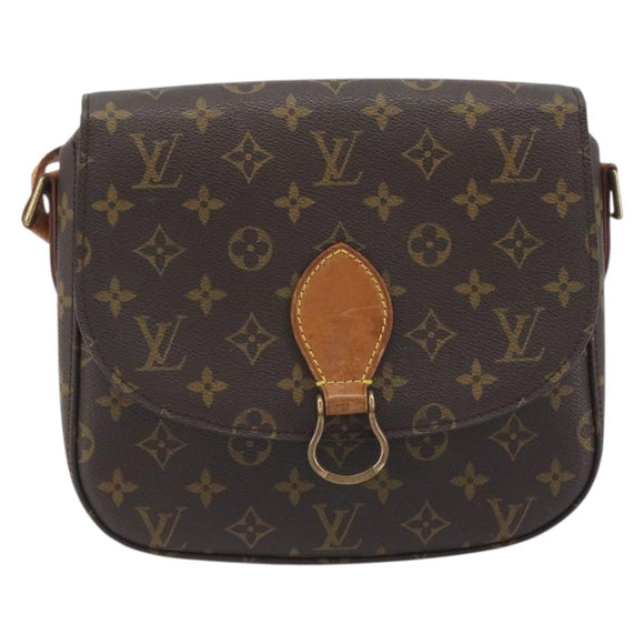LOUIS VUITTON Monogram Saint Cloud GM Shoulder Bag M51242 LV Auth 196908