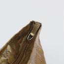 GUCCI GG Canvas GG Crystal Tote Bag Coated Canvas Gold 131230 Auth 196911-19