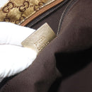 GUCCI GG Canvas GG Crystal Tote Bag Coated Canvas Gold 131230 Auth 196911-12
