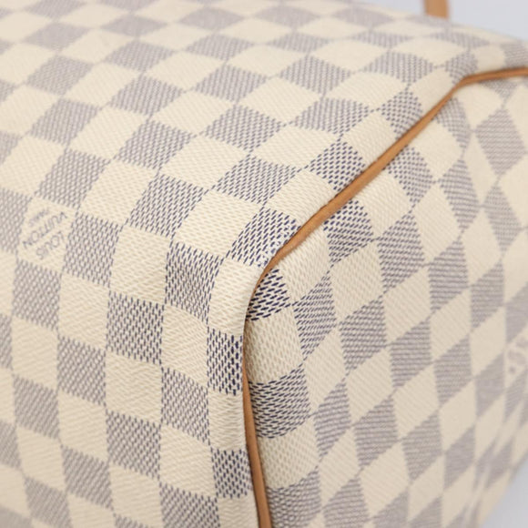 LOUIS VUITTON Damier Azur Speedy 30 Hand Bag N41533 LV Auth 196914SAV