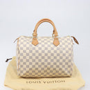 LOUIS VUITTON Damier Azur Speedy 30 Hand Bag N41533 LV Auth 196914SAV-12
