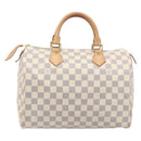 LOUIS VUITTON Damier Azur Speedy 30 Hand Bag N41533 LV Auth 196914SAV-2