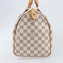 LOUIS VUITTON Damier Azur Speedy 30 Hand Bag N41533 LV Auth 196914SAV-4