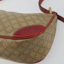 CELINE Macadam Canvas Accessory Pouch PVC Beige Gold Auth 196915-15