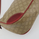 CELINE Macadam Canvas Accessory Pouch PVC Beige Gold Auth 196915-16