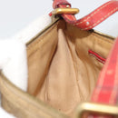 CELINE Macadam Canvas Accessory Pouch PVC Beige Gold Auth 196915-19