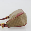 CELINE Macadam Canvas Accessory Pouch PVC Beige Gold Auth 196915-4