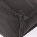 HERMES Her Line MM Hand Bag Canvas Gray Silver Auth 196917-11