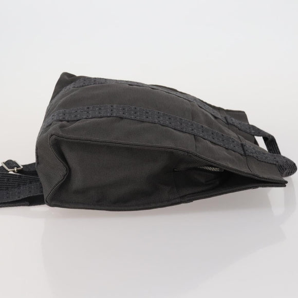 HERMES Sac A Dos Backpack Canvas Gray Silver Auth 196918A