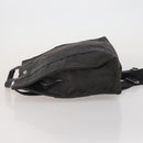 HERMES Sac A Dos Backpack Canvas Gray Silver Auth 196918A-4