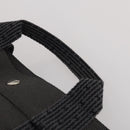 HERMES Sac A Dos Backpack Canvas Gray Silver Auth 196918A-14
