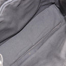 HERMES Fourre Tout PM Hand Bag Canvas Gray Silver Auth 196919A-15
