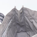 HERMES Fourre Tout PM Hand Bag Canvas Gray Silver Auth 196919A-16