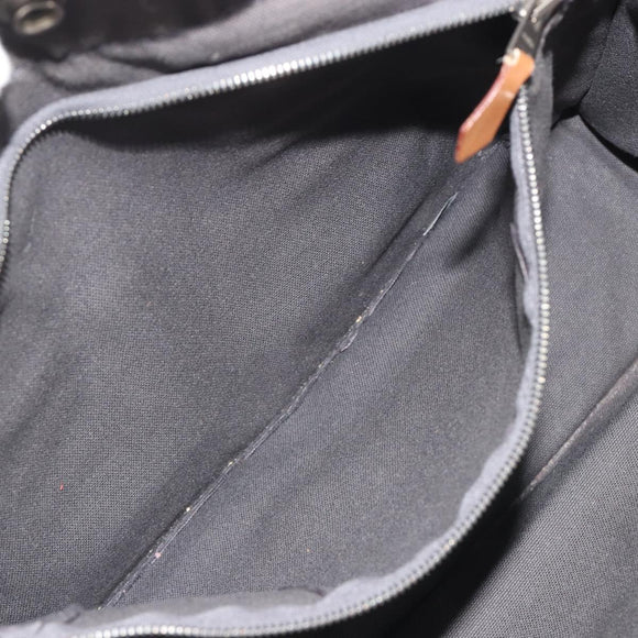 HERMES Fourre Tout PM Hand Bag Canvas Gray Silver Auth 196919A