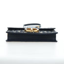 Christian Dior Trotter Canvas Dior 30 Montaigne Bag 2way Navy Gold Auth 196920SAM-12