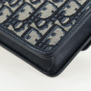 Christian Dior Trotter Canvas Dior 30 Montaigne Bag 2way Navy Gold Auth 196920SAM-16