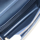 Christian Dior Trotter Canvas Dior 30 Montaigne Bag 2way Navy Gold Auth 196920SAM-23