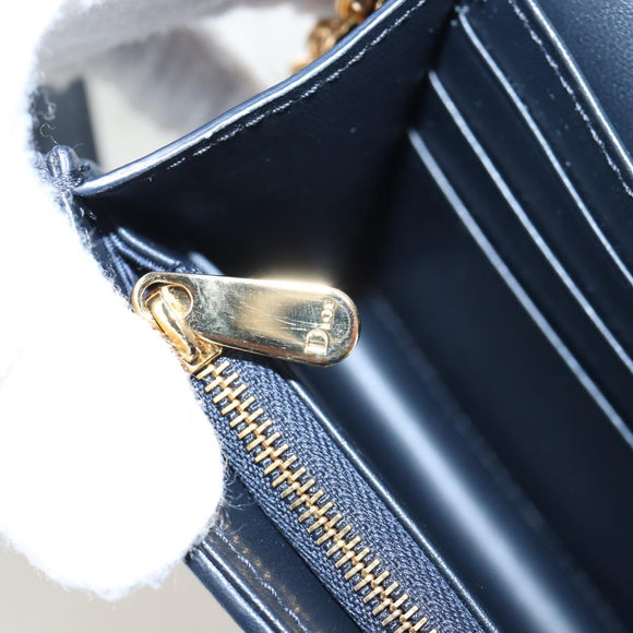 Christian Dior Trotter Canvas Dior 30 Montaigne Bag 2way Navy Gold Auth 196920SAM