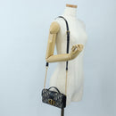 Christian Dior Trotter Canvas Dior 30 Montaigne Bag 2way Navy Gold Auth 196920SAM-30