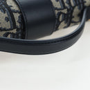 Christian Dior Trotter Canvas Dior 30 Montaigne Bag 2way Navy Gold Auth 196920SAM-7