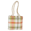 Salvatore Ferragamo Gancini Tote Bag Leather Multicolor Silver Auth 196921A-1