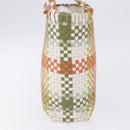 Salvatore Ferragamo Gancini Tote Bag Leather Multicolor Silver Auth 196921A-6